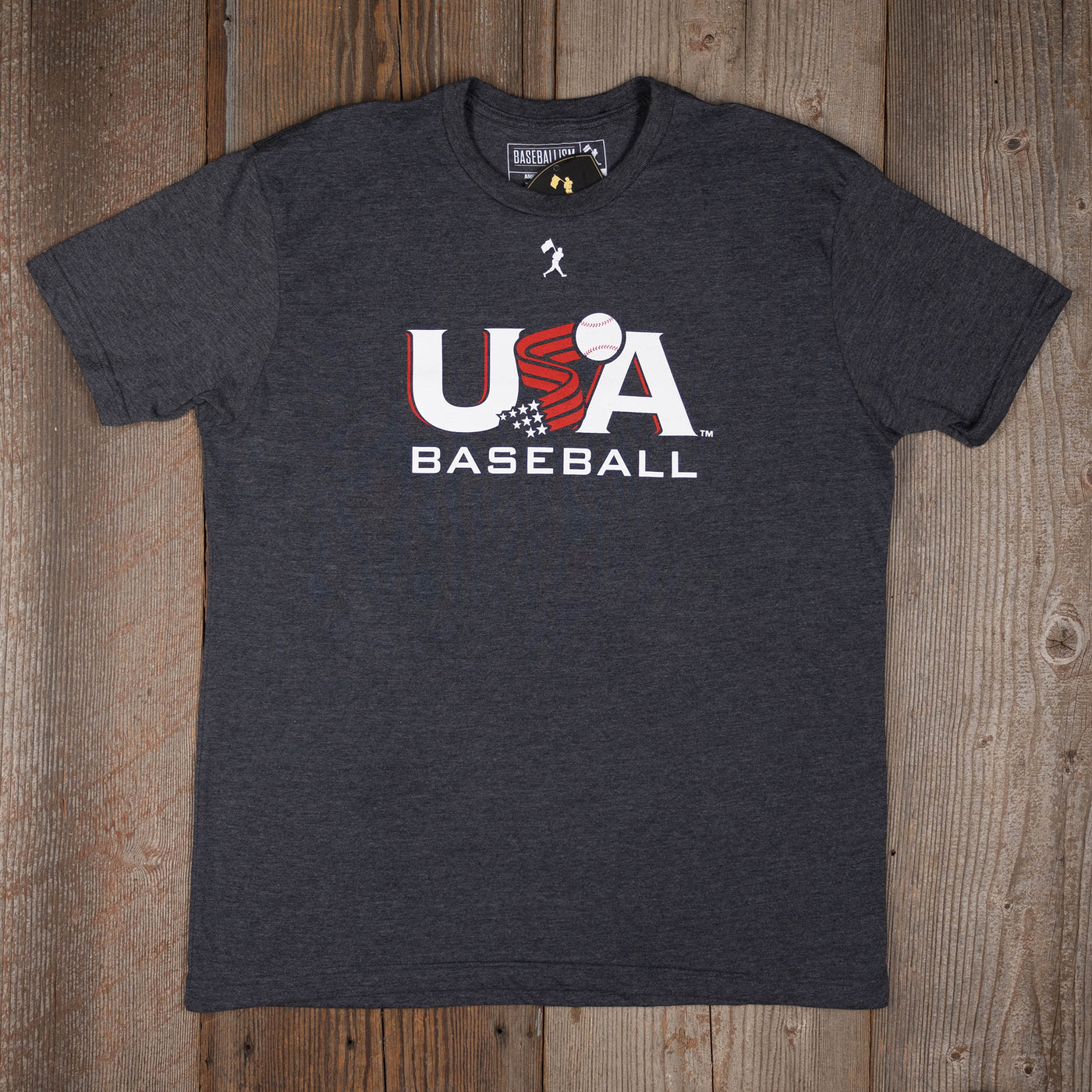 Baseballism x USA Baseball - Charcoal