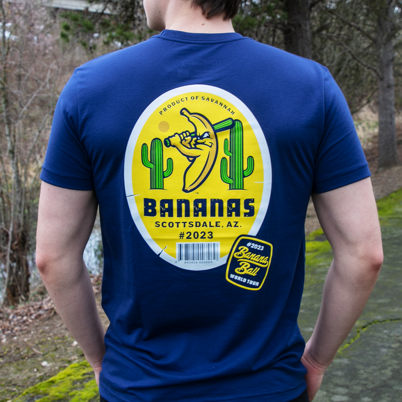 Bananas Tour Stop Tee: Scottsdale - Baseballism x Savannah Bananas