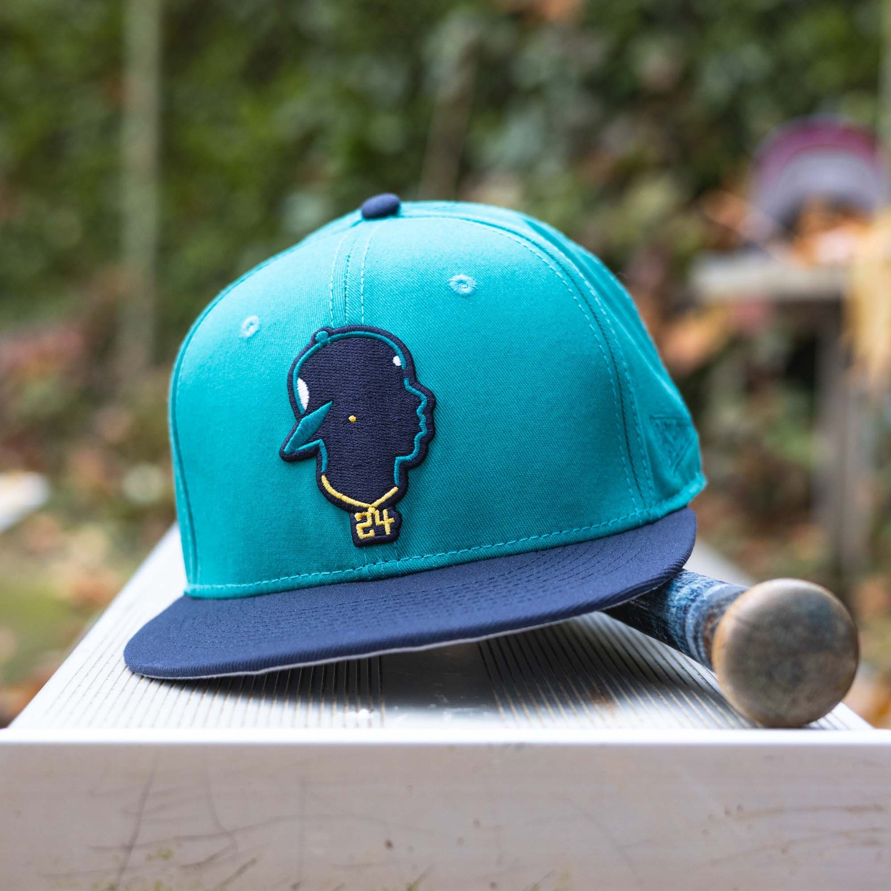 Junior's Silhouette Cap (Teal) - Ken Griffey Jr. Collection ...