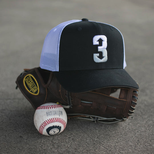 3 Up 3 Down Trucker Cap | Baseballism Online