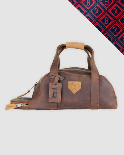Glove Leather Toiletry Bat Bag - Boston Red Sox - Baseballism Online