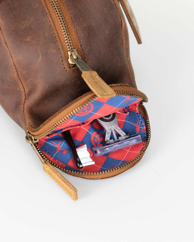 Glove Leather Toiletry Bat Bag - Chicago Cubs - Baseballism Online