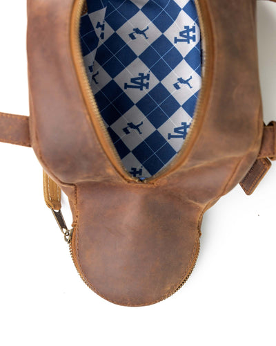 Glove Leather Toiletry Bat Bag - Los Angeles Dodgers - Baseballism Online