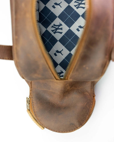 Glove Leather Toiletry Bat Bag - New York Yankees - Baseballism Online