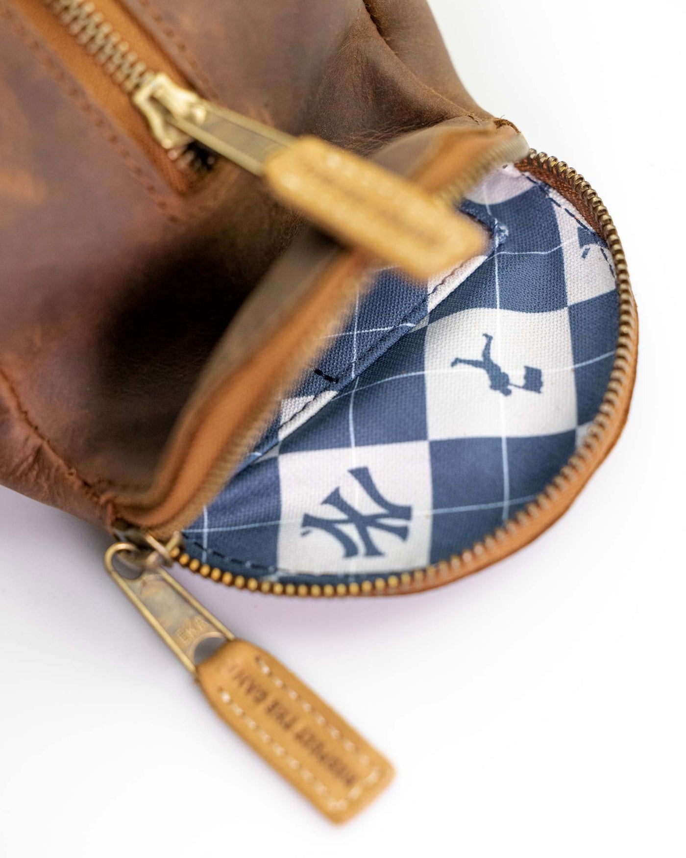Glove Leather Toiletry Bat Bag - New York Yankees - Baseballism Online