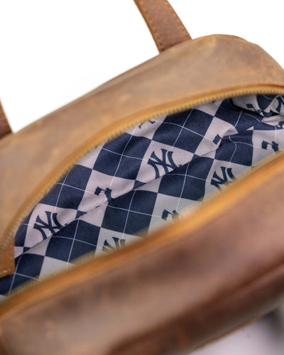 Glove Leather Toiletry Bat Bag - New York Yankees - Baseballism Online