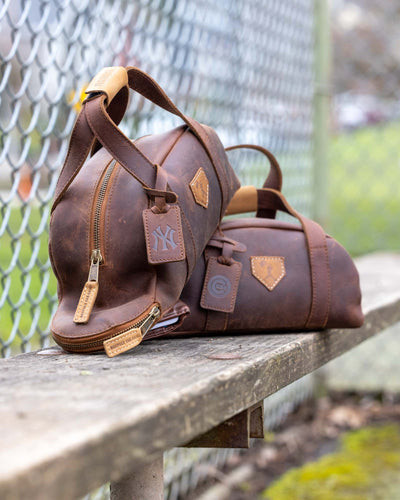 Glove Leather Toiletry Bat Bag - New York Yankees - Baseballism Online