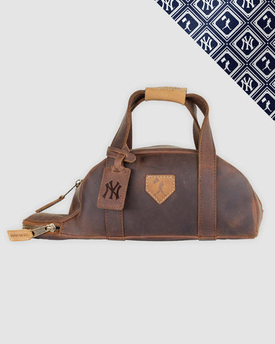Glove Leather Toiletry Bat Bag - New York Yankees - Baseballism Online