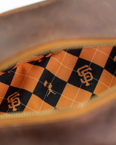 Glove Leather Toiletry Bat Bag - San Francisco Giants - Baseballism Online