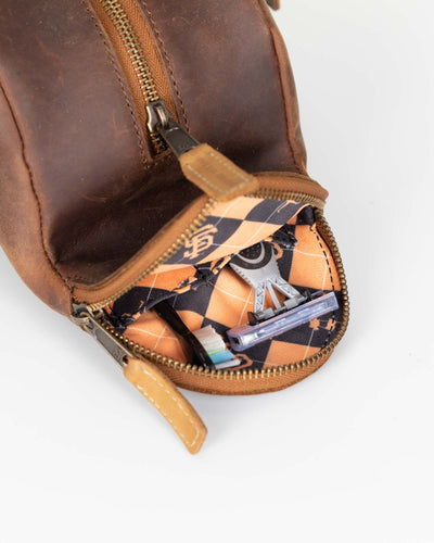 Glove Leather Toiletry Bat Bag - San Francisco Giants - Baseballism Online