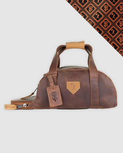 Glove Leather Toiletry Bat Bag - San Francisco Giants - Baseballism Online