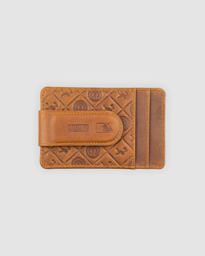 Flag Man Glove Leather Money Clip Wallet - Chicago Cubs - Baseballism Online