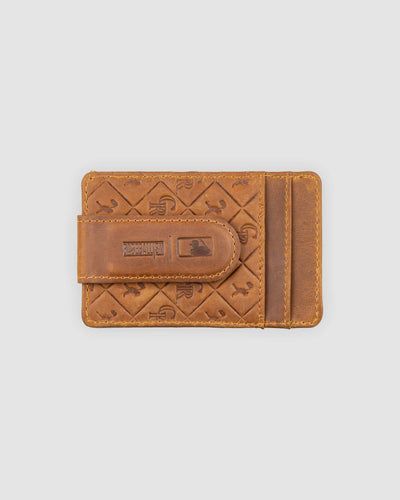 Flag Man Glove Leather Money Clip Wallet - Colorado Rockies - Baseballism Online