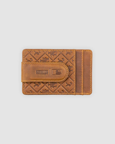 Flag Man Glove Leather Money Clip Wallet - New York Mets - Baseballism Online