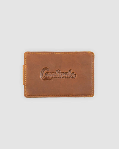 Flag Man Glove Leather Money Clip Wallet - St. Louis Cardinals - Baseballism Online