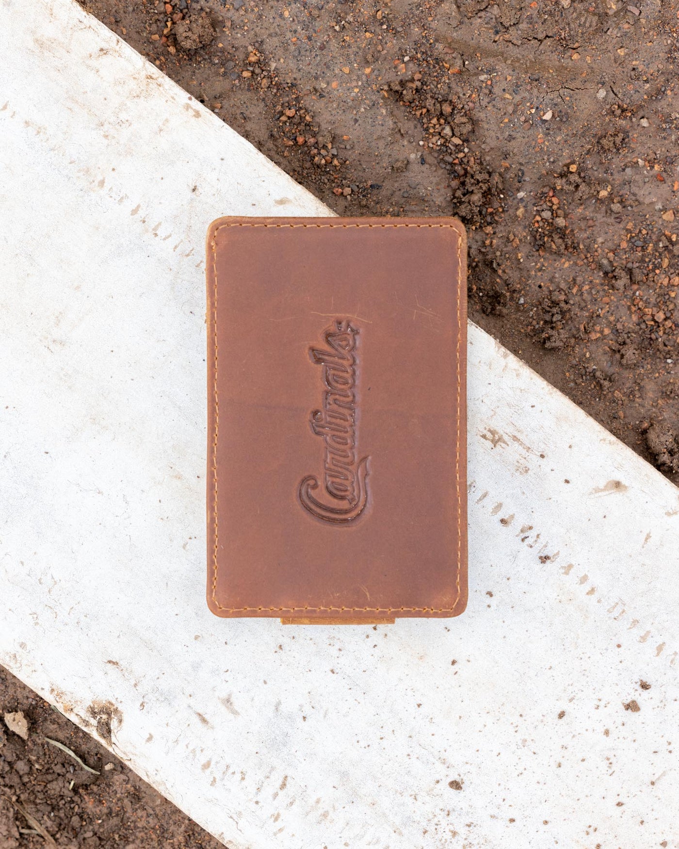 Flag Man Glove Leather Money Clip Wallet - St. Louis Cardinals - Baseballism Online