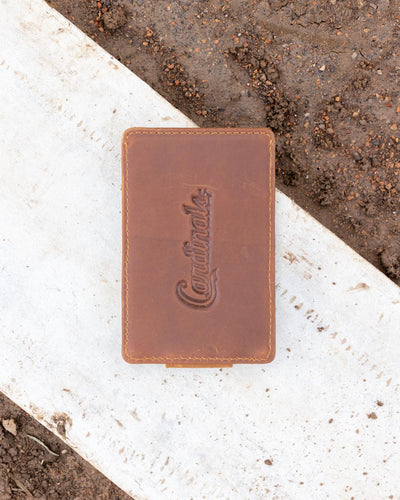 Flag Man Glove Leather Money Clip Wallet - St. Louis Cardinals - Baseballism Online