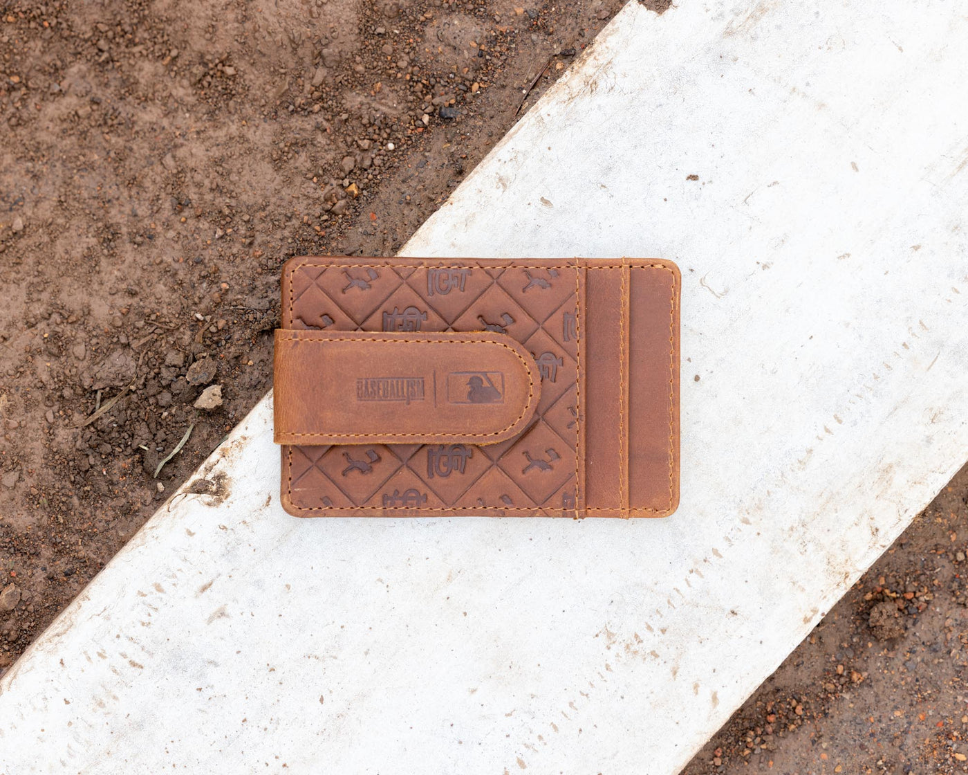 Flag Man Glove Leather Money Clip Wallet - St. Louis Cardinals - Baseballism Online