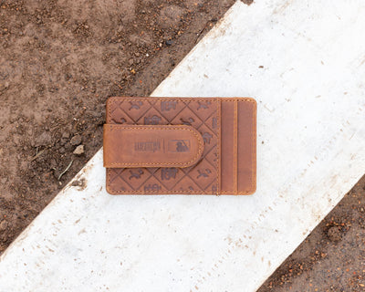 Flag Man Glove Leather Money Clip Wallet - St. Louis Cardinals - Baseballism Online