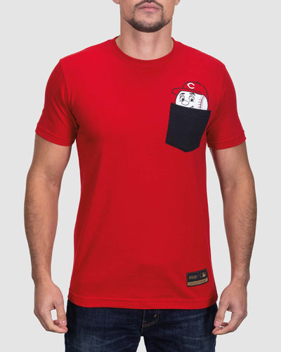 Camiseta con bolsillo para mascota - Rojos de Cincinnati 