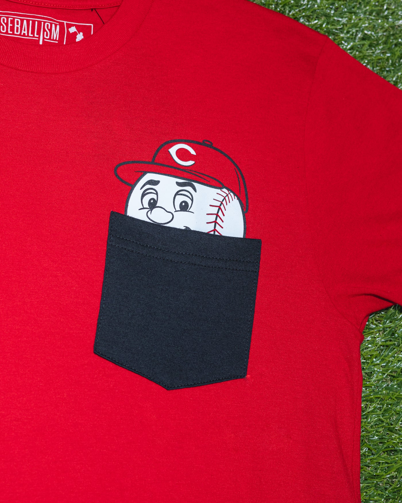 Camiseta con bolsillo para mascota - Rojos de Cincinnati 