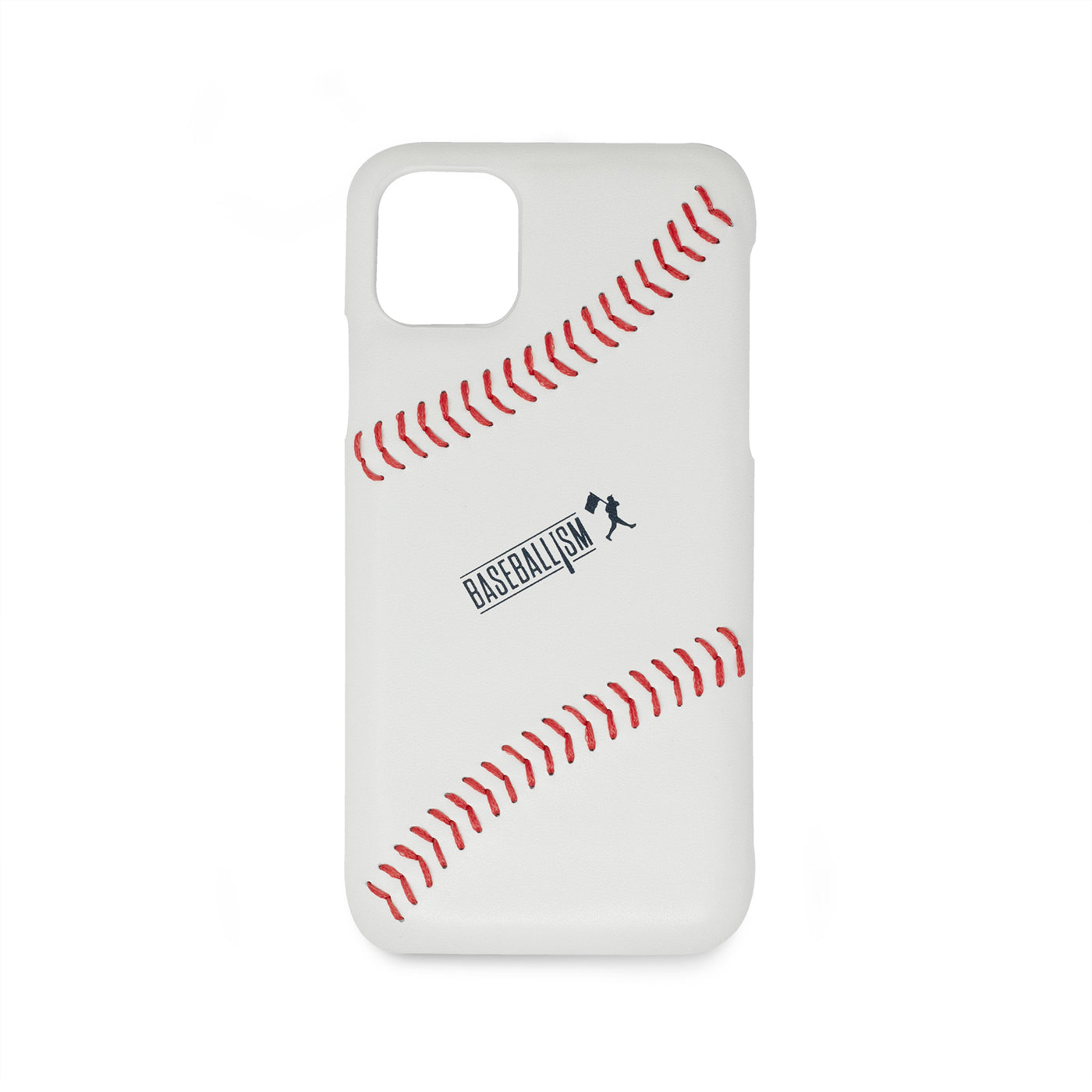 Funda de cuero para teléfono de béisbol 2.0 (iPhone 11)