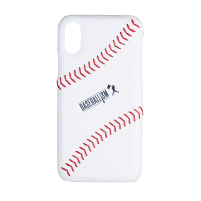 Funda de cuero para teléfono de béisbol 2.0 (iPhone X)